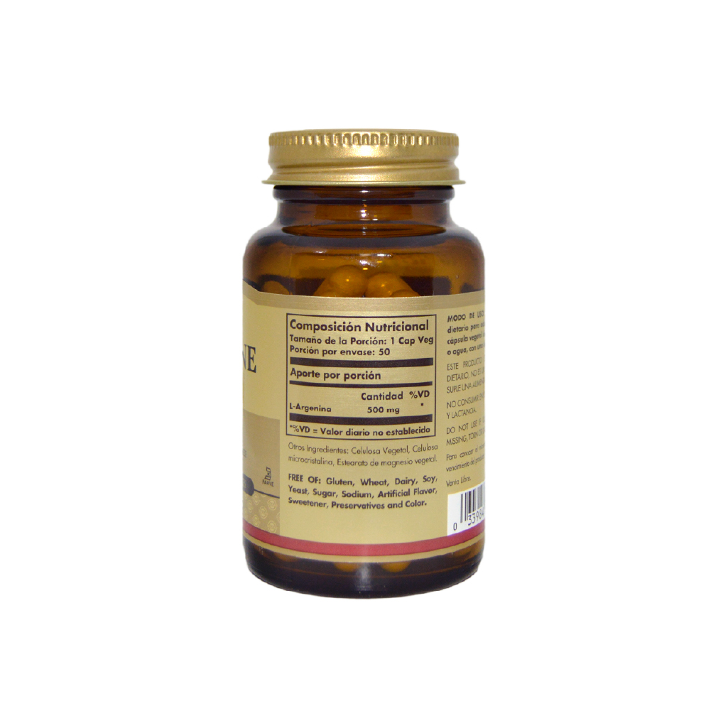 L-ARGININE 500 MG X 50 CAPS